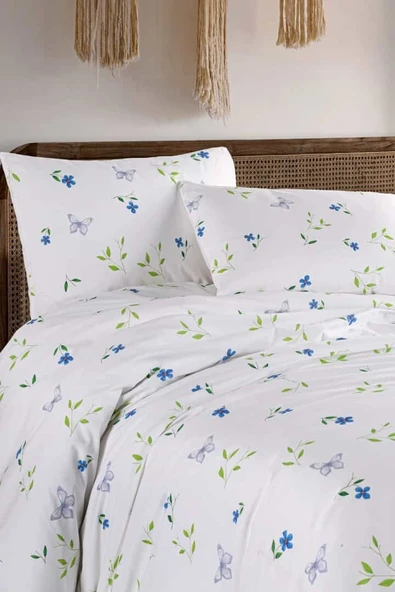 Blossom %100 Pamuk Çift Kişilik Nevresim Seti - Resim 5