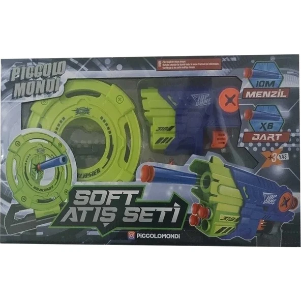 Piccolo Mondi Soft Atış Seti Memiş Home - Resim 2