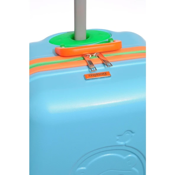 Mybag Mybag84973 Mavi Erkek Çocuk Kabin Boy Valiz - Resim 4