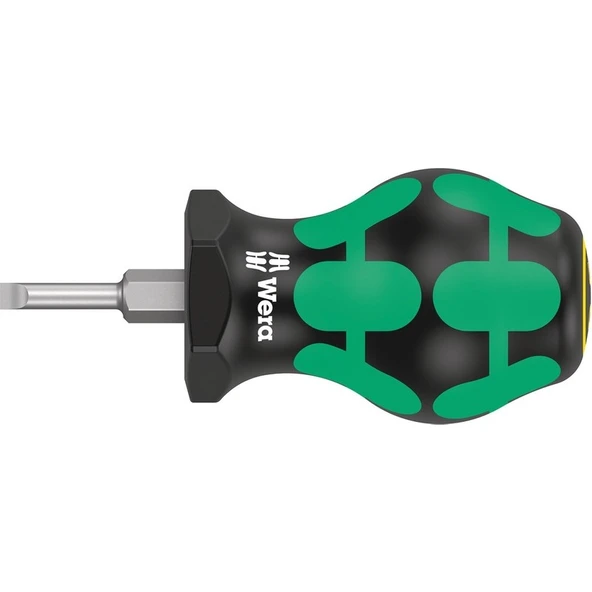 Wera 335 Stubby Topaç Düz 0,6 x 3,5 x 25mm Tornavida 05008840001 ürün görseli