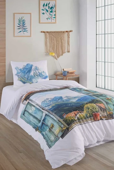 Alps %100 Pamuk Tek Kişilik Nevresim Takımı ürün görseli