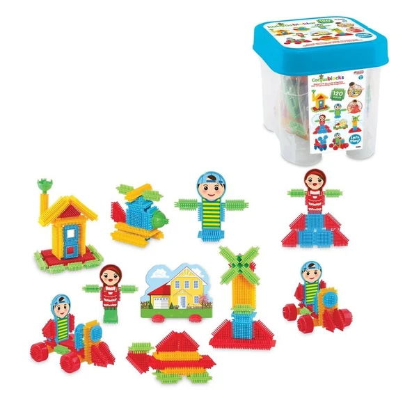03324 KAKTÜS BLOKLAR KOCA 120PCS ürün görseli