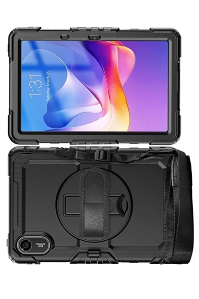 Xiaomi Redmi Pad 2 11 İnç 2025 Tablet Kılıfı Askılı Standlı Defender Yüksek Koruma Zırh Kapak - 2