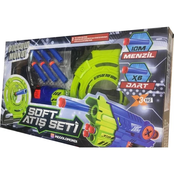 Piccolo Mondi Soft Atış Seti Memiş Home ürün görseli