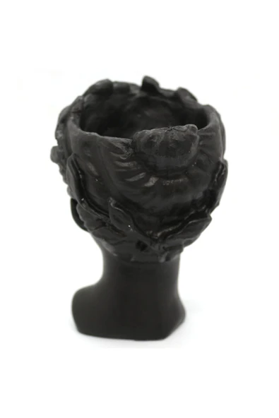 El Yapımı Antik Helen Biblo Saksı Küçük 15 Cm - 4