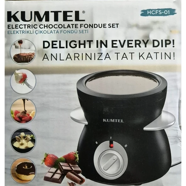 Kumtel Hcfs-01 Elektrikli Çikolata Fondü Seti - Resim 5