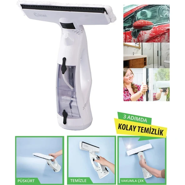 Kiwi KWC-7106 Şarjlı Cam Temizleme Makinesi - Resim 3
