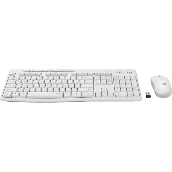 LOGITECH MK295 Q TR SESSİZ KABLOSUZ KLAVYE MOUSE SET BEYAZ 920-010089 - 3