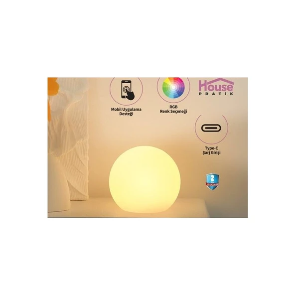 House Pratik App'li Gece Lambası HP54 ürün görseli