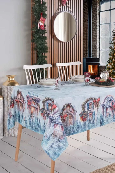 Yılbaşı Valley Masa Örtüsü - Resim 2