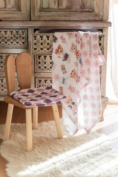 TEDDYGİRL Müslin Çok Amaçlı Örtü/Battaniye ürün görseli