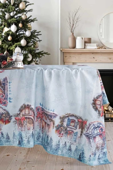 Yılbaşı Valley Masa Örtüsü - Resim 3