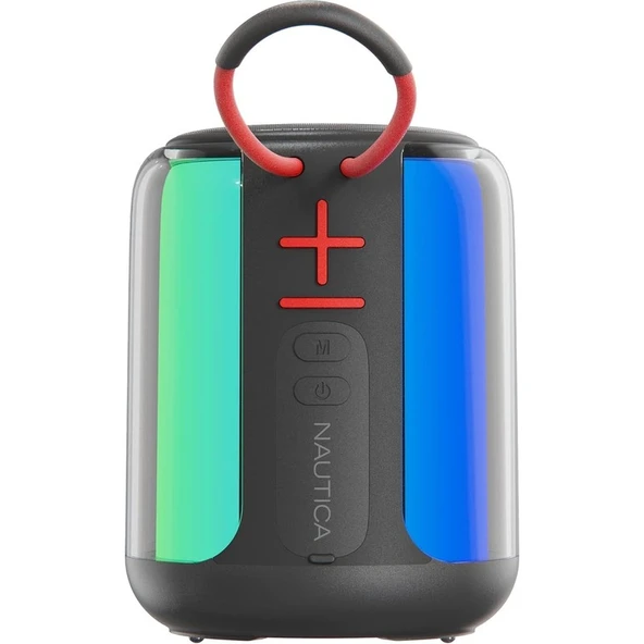 Nautica S140 LED Işıklı Taşınabilir Bluetooth Speaker Hoparlör Ses Bombası - Resim 2