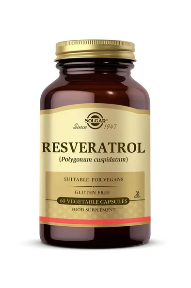 Solgar Resveratrol 60 Kapsül ürün görseli 1