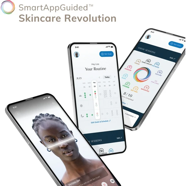 Geske Titreşimli Yüz Temizleme ve Isılı Masaj Cihazı | Sonic Thermo Facial Brush - Resim 5