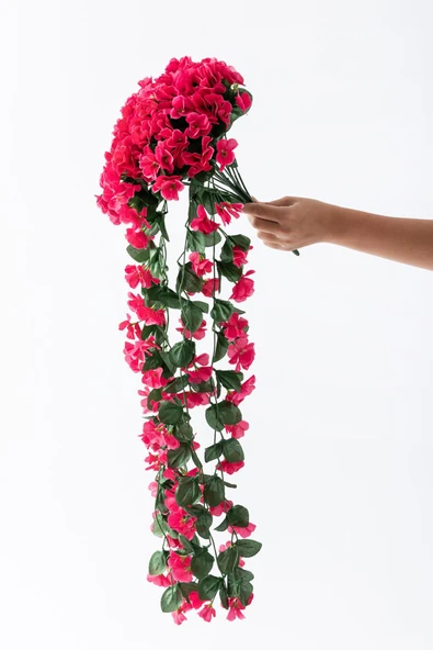 Yapay Begonvil Çiçeği 75 cm Fuşya 22 dal - 3