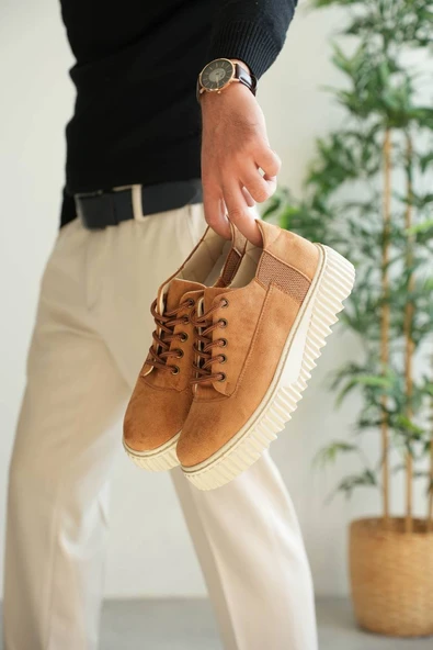 KB-X516 Kuback Taba Süet Günlük Erkek Ayakkabı - Resim 3