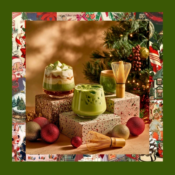 Christmas Kiss 2025 Matcha - Macadamia Aromalı Matcha, 25 g - Resim 4