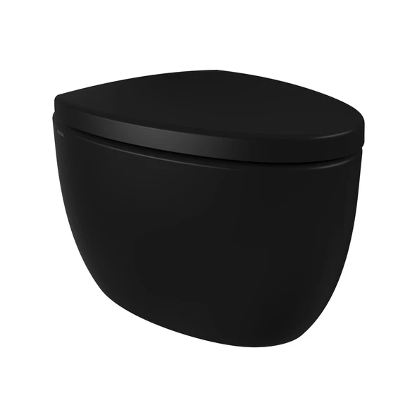 Bocchi Etna Asma Klozet Mat Siyah 1116-004-0128 Kapak Dahil ürün görseli