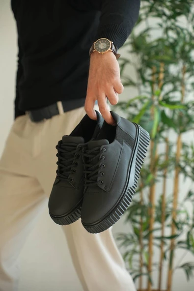 KB-X516 Kuback Kömür Cilt Günlük Erkek Ayakkabı - Resim 2