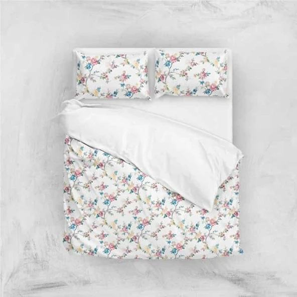 Bliss %100 Pamuk Çift Kişilik Nevresim Takımı - Resim 4