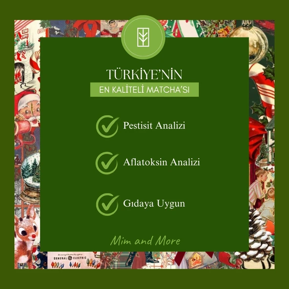 Christmas Kiss 2025 Matcha - Macadamia Aromalı Matcha, 25 g - Resim 6