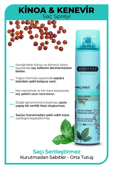 Kinoa Saç Spreyi 250 ml - Sabitleme - Resim 3