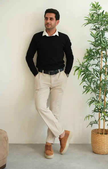 KB-X516 Kuback Taba Süet Günlük Erkek Ayakkabı - Resim 2