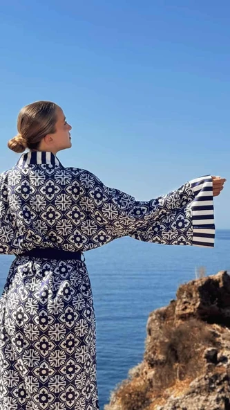 Saten Kimono(Çanta Hediyeli) ürün görseli