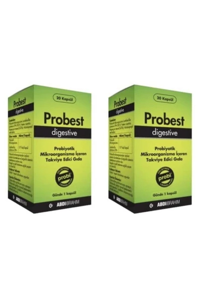 Probest Digestive Probiyotik 20 Kapsül x 2 Paket