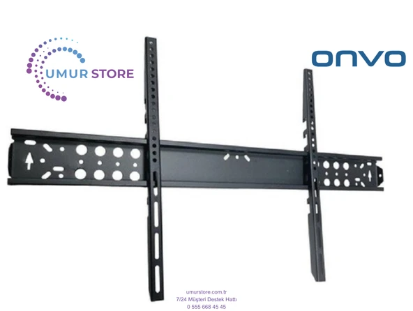 ONVO 75OVF9001UQ 75" Uydu Alıcılı 4K Ultra HD Google QLED 70-100 inç Sabit Lcd Led Tv Duvar Askı Aparatı ürün görseli 1