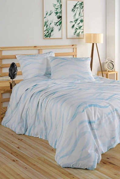 Wave %100 Pamuk Çift Kişilik Nevresim Seti - Resim 4