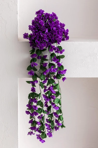 Yapay Begonvil Çiçeği 75 cm Mor 22 dal - Resim 4