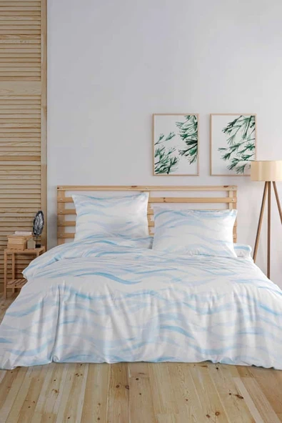 Wave %100 Pamuk Çift Kişilik Nevresim Seti ürün görseli