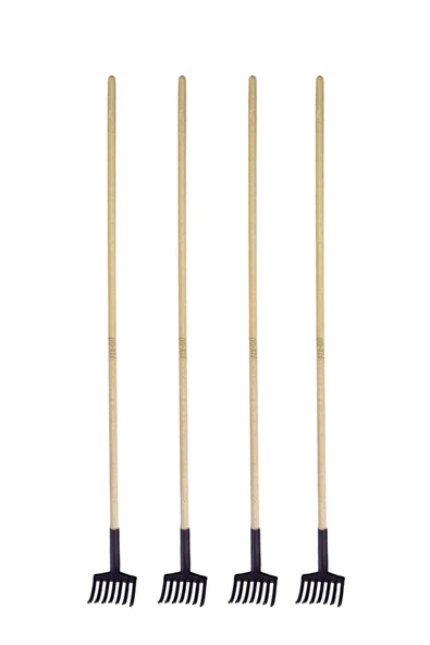 Zeytin Toplama Tırmığı 7 Dişli Ahşap Saplı 150 cm 4 Adet - 1