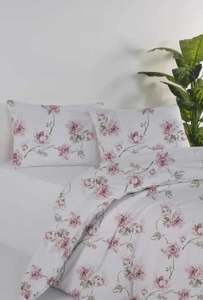 Percale Daphne Red %100 Pamuk 82 Tel 208TC Çift Kişilik Nevresim Seti ürün görseli