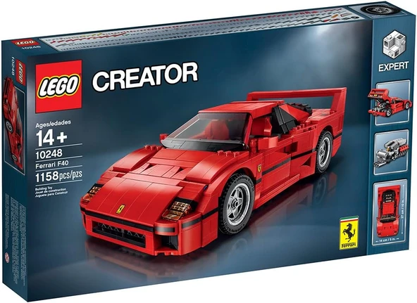 LEGO 10248 Creator Expert Ferrari F40 ürün görseli