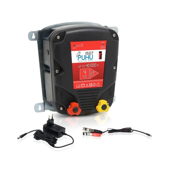 Puhu Elektrikli Çit Cihazı (4 Joule = 40.000 M) ürün görseli 1