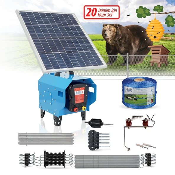 Puhu Compact Model Kuruluma Hazır Elektrikli Çit Sistemi (20 Dönümlük) (8 Joule) ürün görseli