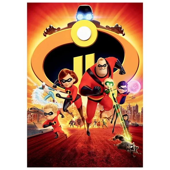 100 Parça Incredibles 2 Puzzle ürün görseli 1
