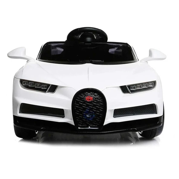 440 Bugo Drive 12V Beyaz Akülü Araba - Resim 2