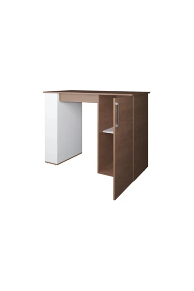 Tdesigno Nora Mutfak Adası -alt Modül-120 Cm Beyaz -Atlantikçam-Çok Amaçlı Dolap-Masa - Resim 3