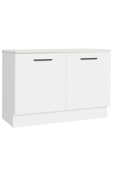 Tdesigno İndu Mutfak Alt Modül 120 cm-Çok Amaçlı Dolap- Tezgah Dahil - Resim 2