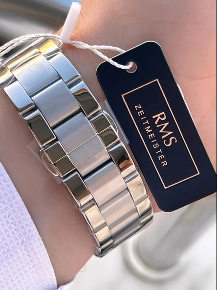 RMS Romanson İç Fonksiyonları Aktif  Özel Seri Kararmaz Renk Atmaz 5 Atm Erkek Kol Saati AG2058.02 - Resim 5