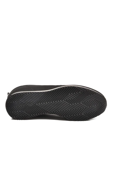 Slazenger Siyah Beyaz Bağcıklı Cilt Erkek Spor Ayakkabı Offense M - 5