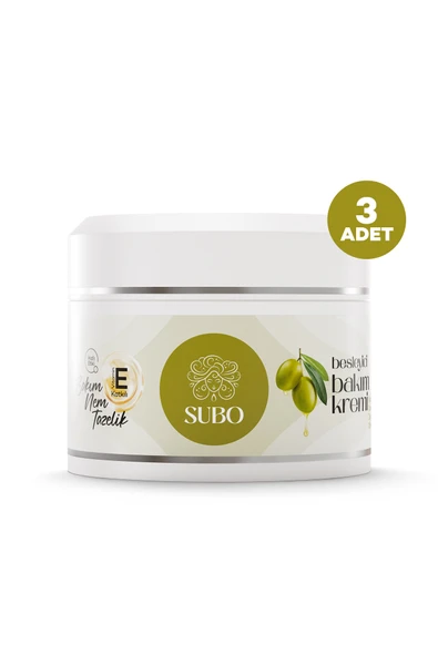 SUBO  BESLEYİCİ BAKIM  KREMİ ZEYTİNYAĞI 3X250 ml