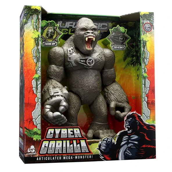 Jurassic Clash Mega Canavar Siber Goril Figürü - Resim 3
