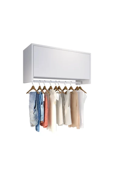 Tdesigno Pırıl Çok Amaçlı Dolap-Askılık-Erzak-Mutfak-Kiler Dolabı-Açık Dolap-60 cm - Resim 3