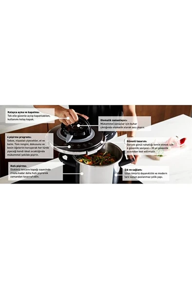 Clipso Chef Düdüklü Tencere Seti - 6 Litre + 4,5 Litre - 3