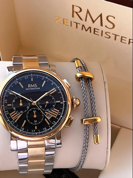 RMS Romanson İç Fonksiyonları Aktif  Özel Seri Kararmaz Renk Atmaz 5 Atm Erkek Kol Saati AG2058.05 ürün görseli